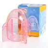 Vêtements pour chiens Hamster Salle de bains Baignoire en plastique Fournitures pour animaux de compagnie Couleur aléatoire Envoyer petite maison de sable