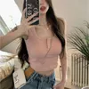 butt Tank Top Women Sleevel Short Vest Female Vintage Corp Top Shirt Summer Korean Style Fi Streetwear Femme Sport Top f9yt#