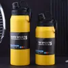 1pc Stainless Steel Vacuum Flask Leakproof Insulated Tumbler for Outdoor Sports, Camping, Hiking - Hot and Cold Retention