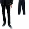 2023 Весенние мужские джинсы Litalian Jeans Uxury Одежда Мужская черная звезда с украшением в Корейском стиле Ковбойские повседневные брюки U3iM #