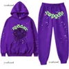 Спортивный костюм Sp5der Hoodie Set Молодежный дизайнер Мужские спортивные костюмы Мужская толстовка с капюшоном Spider Hoodie 555 Спортивный костюм Спортивный костюм из двух частей Женская одежда Беговой костюм с круглым вырезом Брюки 934