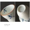 Cups Saucers 2pc/Set 20ml Pure Hand-painted Butterfly Orchid Tea Cup Single Creative Gourd Ceramic Small Household Master