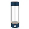 Copos de vinho 420ml portátil garrafa gerador de água rica em hidrogênio recarregável copo de vidro de hidrogênio