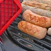 Hotel Home Fleisch- und Geflügelwerkzeuge Hot Dog Schneidemaschine 40 Edelstahlklinge Wurstschneider Schinkenschneidemesser Küchenbedarf Grillwerkzeuge TH22