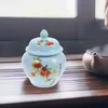 Butelki do przechowywania ceramiczna herbata wielofunkcyjna Kanister Wygodne kontenerowi cukierki słoik domowy żywność ceramika akcesoria dom