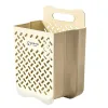 Baskets WallMounted Plastic Laundry Basket Folding Dirty Clothes Toy Storage Basket Box Collapsible Household Bathroom Sundrieslaundry