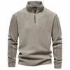 Mens Outdoor Fluffy Fleece Jacket Hunting Warm dragkedja Pullover Men Windproof Hoodie Coat Thermal vandring Casual Sweatshirt A8YQ#