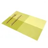 Table Mats Western Food Mat PVC Heat Insulation Pad Anti Scald Anti-skid Tablecloth Bowl Plate