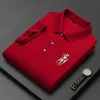 Été Hommes Polo Chemise Fi Marque Busin Casual Revers Butt Luxe Broderie Logo T-Shirt À Manches Courtes Vêtements Pour Hommes e5vY #