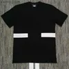 Men's T-Shirts 2024 Summer Black White Cross Patch Hip Hop Punk Rock T Shirt Men Round Neck Short Sleeve Cotton Tee Shirts Streetwear24328