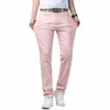 4 färg män sträcker mager jeans fi casual smal fit denim byxor manlig röd gul rosa vita byxor märke unga byxor n88h#