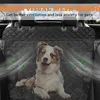 Hundbärare lyxig bilstol täckning vattentät husdjur bakre bakmatta skyddssäkerhet bärare reser hängmatta för medelstora stora