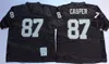 Throwback Football 75th Anniversary 34 Bo Jackson Jersey Retro 12 Ken Stabler 75 Howie Long 82 AI Davis 83 Ted Hendricks 87 Dave Casper 1974 1976 1987 Vintage