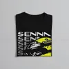 Футболка в стиле хип-хоп Айрт Сенна F1 Race Raer с принтом, уличная футболка для отдыха, мужская футболка с коротким рукавом, уникальная подарочная одежда q289 #