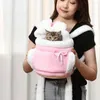 Porte-chats voyage en plein air chiot chien transporteur sac à dos poche Mini hiver chaud en peluche animaux sac Transport pour chats accessoire