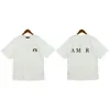 AM-088 męska designerka T-koszulka Kobiety wysokiej jakości koszulki Letnia moda koszula Splash-Tink-Letter Druku