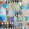 Shutters Colorful Acrylic Crystal Bead Curtain Home Decoration Festival Wedding Christmas New Year 2021 Decor Sequin Curtain