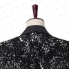 Znakomity szczyt Lapel Jacquard Men garnitus Slim Fit 2 -Place Chicka Wedding Party PROM TUXEDO Blazer+Spodnie luksusowy garnitur męski 2024 O8r8#