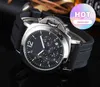 Luxury Watch Multiple Best-selling Men Time Sports Zone Watches Chronograph Silver Silicone Strap Mens Military Watch Montrepaner Watch liu 12ZQ