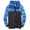 men's Casual Hooded Bomber Jacket Wind Breaker Spring Autumn Thin Camoue Hoodies Men Outdoor Youth Fi Men Top Clothing y4AQ#