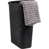 Tvättpåsar Wicker Design Dirty Basket 40l Slim Hamper Plastlock 18 "L X 10.4" W 23.5 "H KLÄDER ARGANISER KASKETER STAGNING