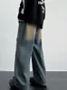 Hommes Jeans Baggy Effiloché Gland Style Américain Harajuku Denim Pantalon Hip Hop Skateboard Pleine Longueur Persalité Populaire Automne Z87t #