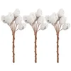 Decorative Flowers 27 Pcs Egg Twig Cutting Easter Spotted Branch Desktop Decoration Plastic Wire Ornament Speckled Stems