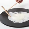 Backformen Praktische T-Form Crepe Maker Pfannkuchenteig Holzverteiler Stick Home Kitchen Tool Kit DIY-Verwendung