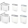 Storage Bottles Transparent Cereal Container Sealed Plastic Grain Tank Moisture-proof Airtight Food Box Kitchen