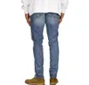 men's Cott Mix Spandex Skinny Elastic Denim Jeans Fi Casual Side Stripe Hip Hop Jeans k6ja#