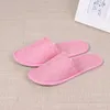 النعال التي يمكن التخلص منها 8styles el Spa Home Guest Shoes Anti-slip Cotton Linen مريح ناعم ناعم لمرة واحدة