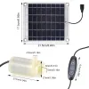 Tillbehör 50W DUBLEDSIDD POWER GENERATION SOLAR PANEL VATTEN PUMP SET utomhus Solvattens Dispenser Pump Fountain Irrigation Pool Pump