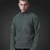 Outdoor Tactical Jacket Militar Camoue Fleece Waterproof Softshell Windbreaker Winter Army Green Coat Top D47j #