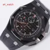 Наручные часы Highend AP Royal Oak Offshore 26400AU Мужские часы Черное керамическое кольцо из кованого углерода Автоматические машины Швейцарские спортивные часы Всемирно известные часы