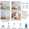 Lagringsflaskor EAS -2 Pack Foaming Soap Dispenser 15oz Refillable Foam Liquid Hand Tom Plastic Pump Bottle Container - 450 ml