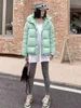 2023 Inverno Ultima Tendenza Fi Style Dgmen Candy Corto Giù Cappotto Pane con cappuccio Cappotto da donna Piccolo Cappotto da uomo Trend b23f #