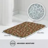 Tapetes de banho Árvore de Natal Pé Tapete Cozinha Chuveiro Férias Impressão Moderna Acessórios de Banheiro Absorvente Anti Slip WC