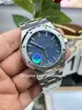 APS Factory Super Edition Men's Watches 15500 41mm 4302 Movement Automatic Mechanical Watch Blue dial 904L stainless steel sapphire deep waterproof Wristwatches-K