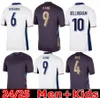 2024 Euro Cup Kane Bellingham Soccer Jerseys Mead Sterling Rashford National England Football Shirts Sancho Grealish Mount Foden Saka 2024 25 Hommes Kit Enfants