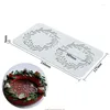 Moldes de cozimento Flor Lace Mat Bolo Molde Casamento Silicone Fondant Moldes Mousse Decorações Sugarcraft Confeiteiro Presentes para Amantes