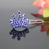 Dog Apparel Pet Accessories Crown Hair Clips Puppy Hairpin Crystal Rhinestone Barrette Lovely Grooming Headwear