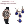 Set di braccialetti Regali da donna alla moda di vendita caldi Orologio al quarzo versatile