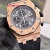 Messieurs AP montre-bracelet montre pour hommes Royal Oak Offshore 18k automatique machines montre d'occasion 25940OK.OO.D002CA.01