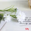 Fleurs décoratives 1pc fleur artificielle soie bleuet longue tige faux bouquet de mariée mariage fête de Noël maison jardin table décoration