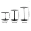 Candle Holders 3Pcs Iron Black Pillar Metal Stand For Wedding Party Festival Portavelas Candelabra Art Gift Home Decor