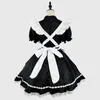 Chinese Chegsam Dr Vrouwen Anime Halen Plus Size Maid Cosplay Kostuums Gothic Lolita Strik Kwasten Waitr Uniform Nieuwe J83S #