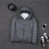 2020 hiver grande taille 90% manteau en duvet de canard blanc hommes à capuche ultra léger doudoune mâle coupe-vent chaud Parka S- 7XL u38b #