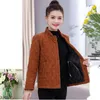 uhytgf Corduroy Winter Jacket Women Fi Single-Breasted Casual Warm Short Cott Coat Korean Loose Big Size Outerwear 1444 O77M#
