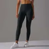 Lluu Yoga Pants Women Sport Trening Joga Nagie legginsy wysokie talia elastyczne spodnie treningowe