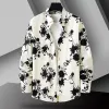 vintage Hawaiian Shirt Men Floral Printed Blusas Tallas Grandes 8XL Fi Cott Lg Sleeve Mens Dr Shirts Chemise Homme A1h3#